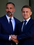 Prinţul Rahim și Emmanuel Macron   profimedia 1020944911 jpg