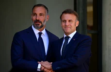 Prinţul Rahim și Emmanuel Macron   profimedia 1020944911 jpg