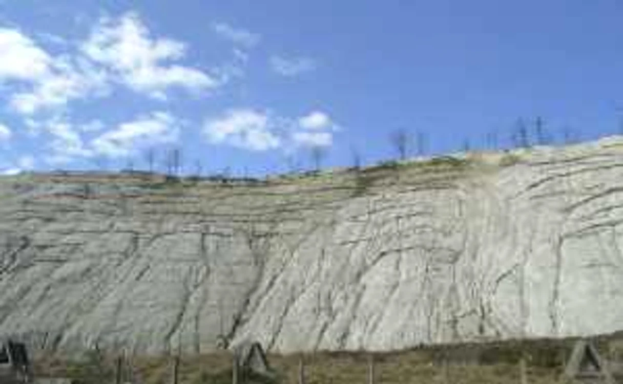 Ioan Nicolae a donat Bacăului un munte de fosfogips, pentru a cărui ecologizare s-ar putea cheltui, de la buget, milioane de euro FOTO Mircea Merticariu