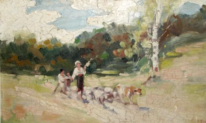 Tabloul "La păşune" de Nicolae Grigorescu a fost vândut pentru 127 500 de lei jpeg