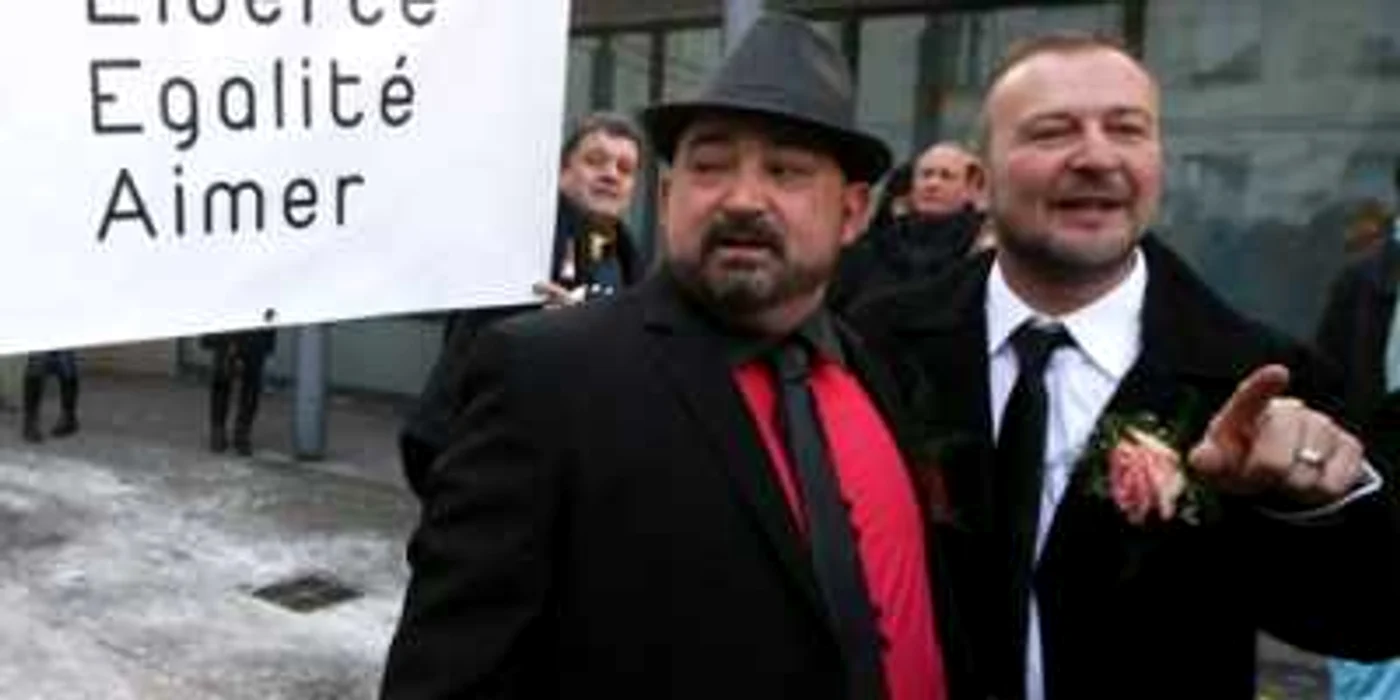 Prima căsătorie gay din regiunea francilenă