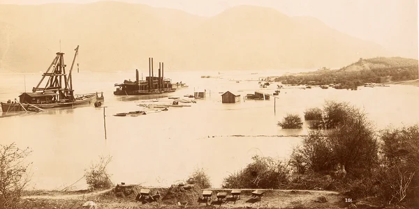 Porțile de Fier. Foto Geza Hutterer (1864 1917)  Museum of Architecture at Berlin Institute of Technology, Germania