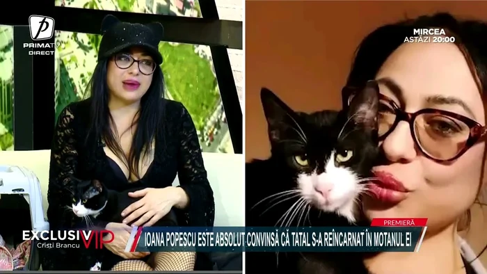 Ioana Popescu și motanul care i-a salvat viața 