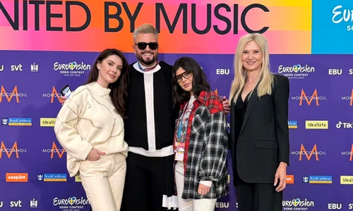 Designerul vestimentar face parte din delegația Top Line România, alături de Diana Baicu, Daiana Anghel și Marisa Paloma