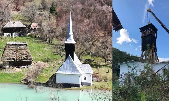 Biserică din Apuseni, demontată din calea apelor poluate cu metale grele / FOTO jpeg