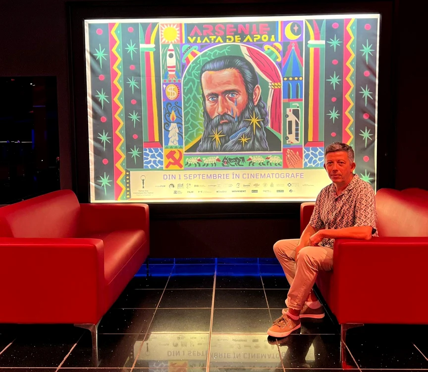 Alexandru Solomon regizorul filmului documentar „Arsenie  Viața de Apoi” Foto Ilinca Belciu