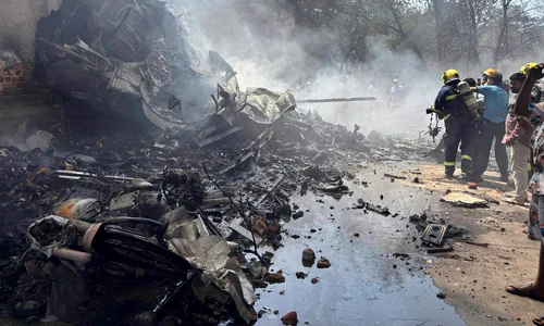 Avion prăbușit în India. FOTO Profimedia
