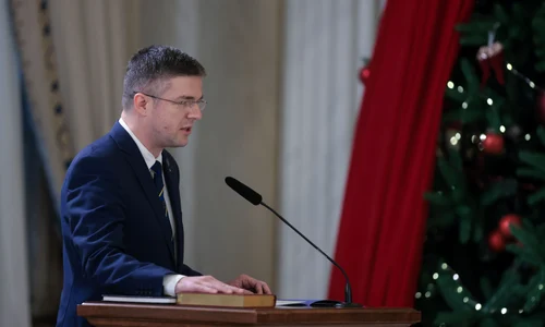 Radu Miruță și Irineu Darău au depus jurământul ca miniștri la Palatul Cotroceni. FOTO Inquam Photos / George Călin