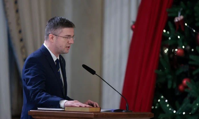 Radu Miruță și Irineu Darău au depus jurământul ca miniștri la Palatul Cotroceni. FOTO Inquam Photos / George Călin