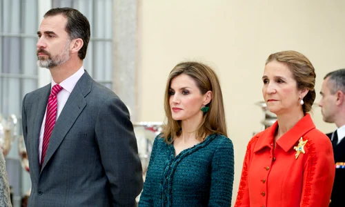 Regele Felipe, Regina Letizia și Infanta Elena   GettyImages 459928504 jpg