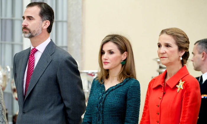 Regele Felipe, Regina Letizia și Infanta Elena   GettyImages 459928504 jpg