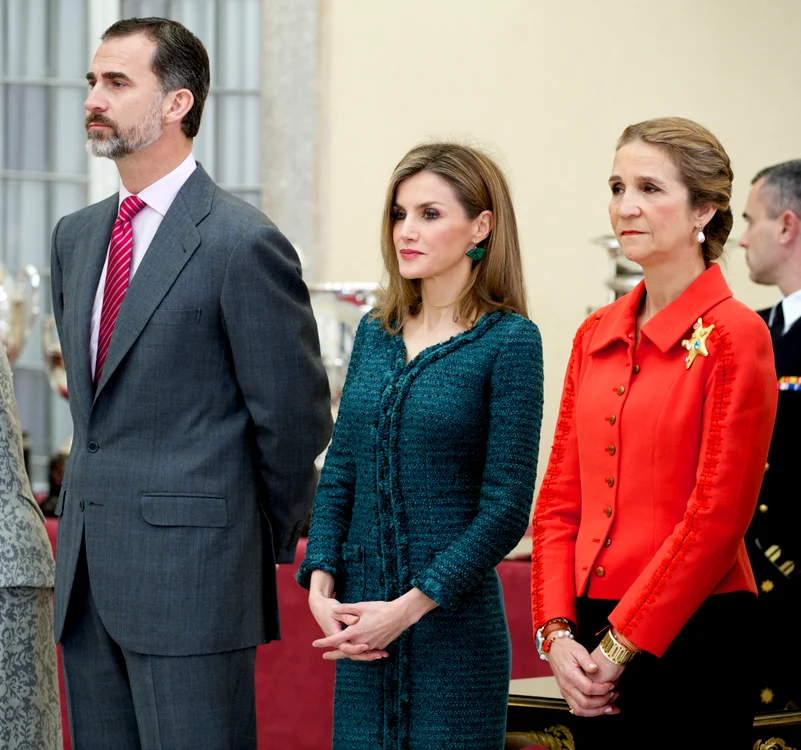 Regele Felipe, Regina Letizia și Infanta Elena   GettyImages 459928504 jpg