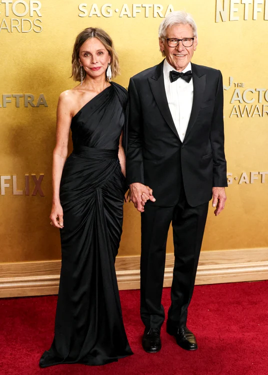 Calista Flockhart și Harrison Ford în martie 2026