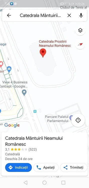 Numele se vede modificat accesând Google Maps atât de pe mobil, cât și pe PC