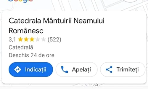Numele se vede modificat accesând Google Maps atât de pe mobil, cât și pe PC jpeg