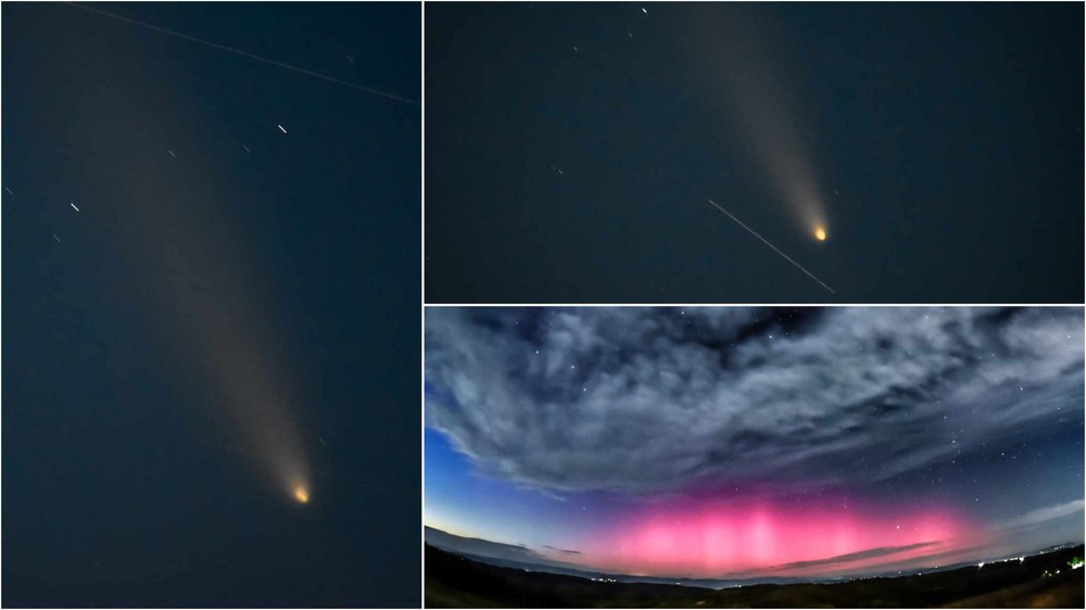 Spectacol pe cerul înstelat, deasupra României. Imagini inedite cu cometa ATLAS: „O minune pe care sigur nu o vom mai vedea”