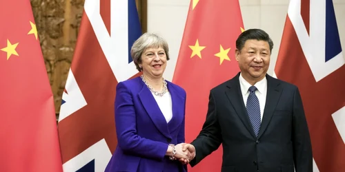 Theresa May primita la Beijing de catre Xi Jinping FOTO EPA-EFE