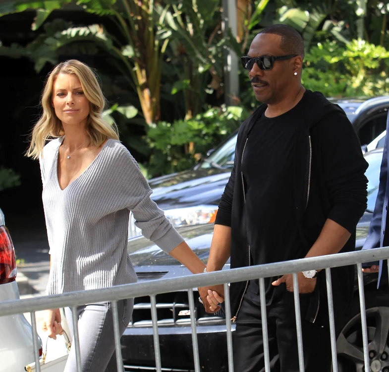 Eddie Murphy and girlfriend Paige spotted holding hands jpeg