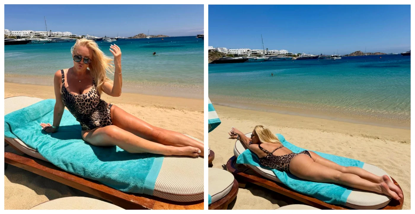 Vica Blochina, vacanță în Mykonos / FOTO: social media
