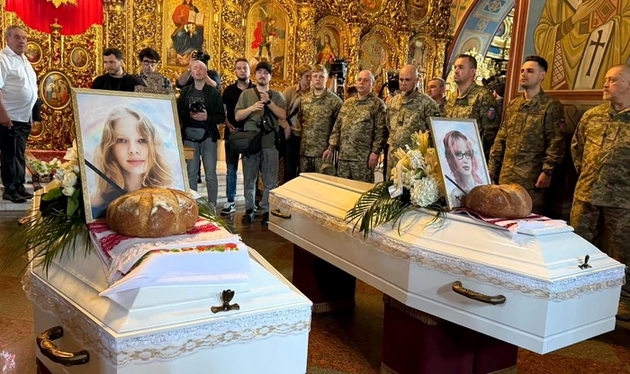 Surorile ucrainene au fost înmormântate FOTO: Facebook