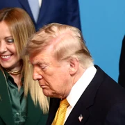 Meloni și Trump la Summitul NATO de la Ankara FOTO AFP