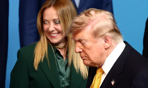 Meloni și Trump la Summitul NATO de la Ankara FOTO AFP