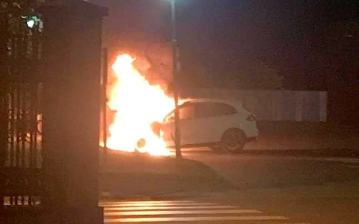 Infracţiunea de distrugere prin incendiere a fost comisă în Germania. FOTO Adevarul.ro