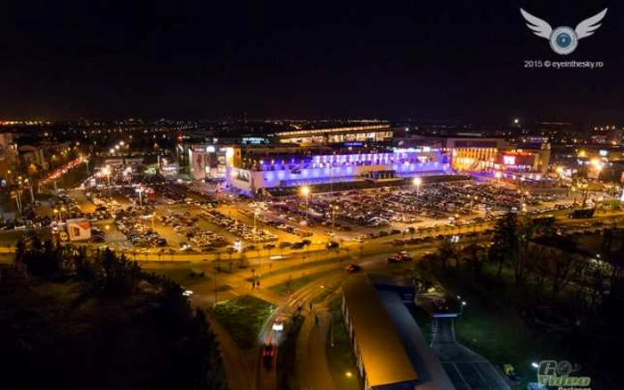 Timişoara noaptea FOTO eyeinthesky.ro