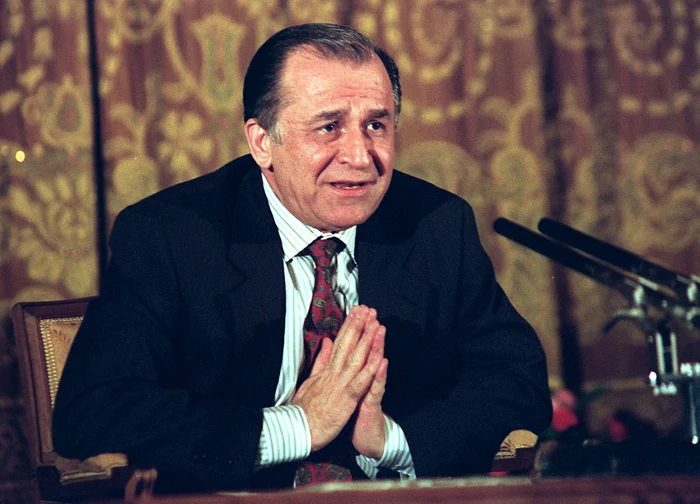 Ion Iliescu, președinte al României în două mandate. FOTO: AFP