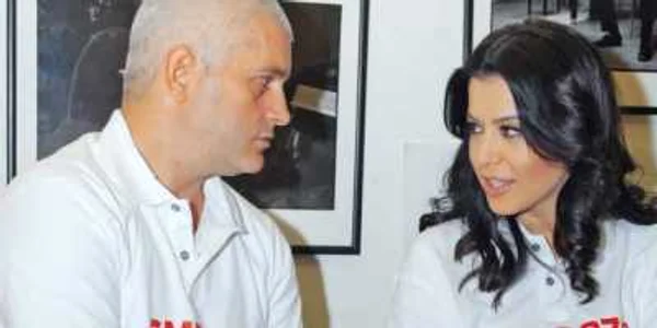 Virgil Ianţu şi Simona Pătruleasa, două dintre vedetele implicate în campanie  