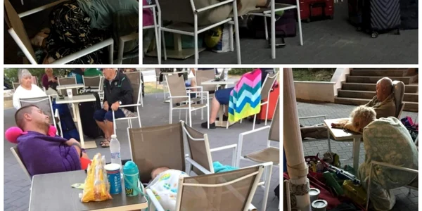 români în vama kuşata - foto facebook Laura Ivăncioiu