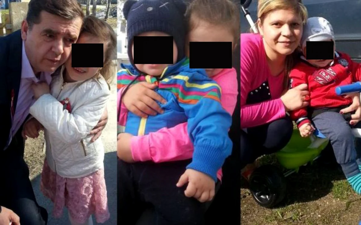 Familia Nan alături de cei doi copii, înainte ca aceştia să fie luaţi de Barnevernet FOTO Facebook