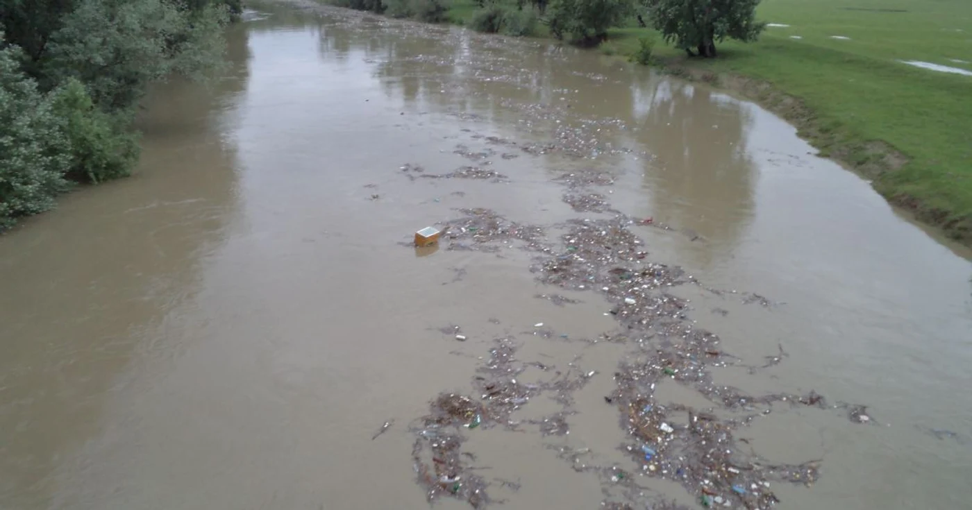 Râul Prahova a fost sub cod galben de inundații și săptămâna trecută. Foto Dana Mihai