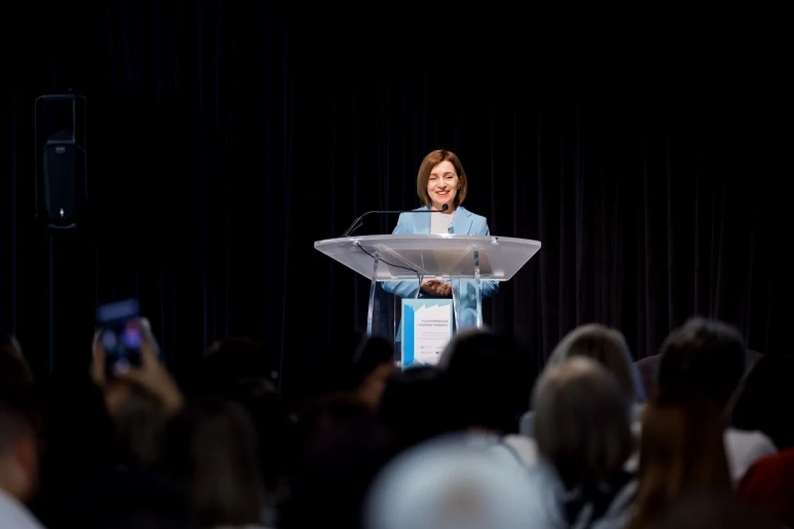 Maia Sandu a transmis un mesaj de Ziua Independenței Ucrainei. FOTO: Presedinte.md