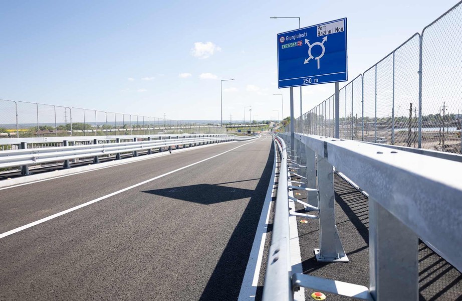Cum arată noul pod de la „poarta de est” a României. Fluidizează traficul dinspre Moldova și Ucraina către Portul Galați FOTO