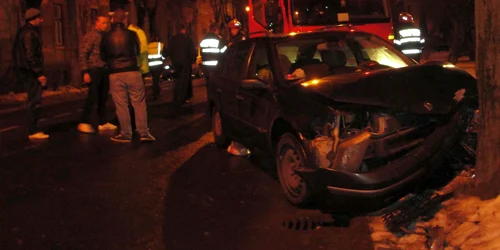 Accidentul a avut loc pe strada Vasile Lucaciu