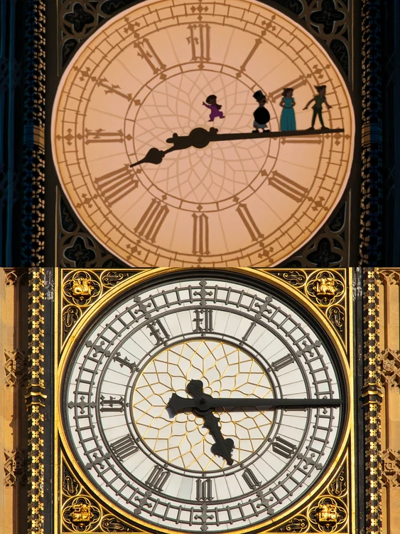 „Peter Pan” – Big Ben,  Londra