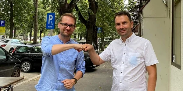 Dominic Fritz si Catalin Drula