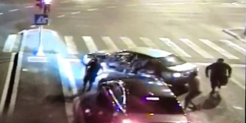 Bataie in trafic Timisoara FOTO Daniel Dancea