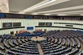 Parlamentul European si Iohannis   sala goala FOTO Radu Eremia jpg