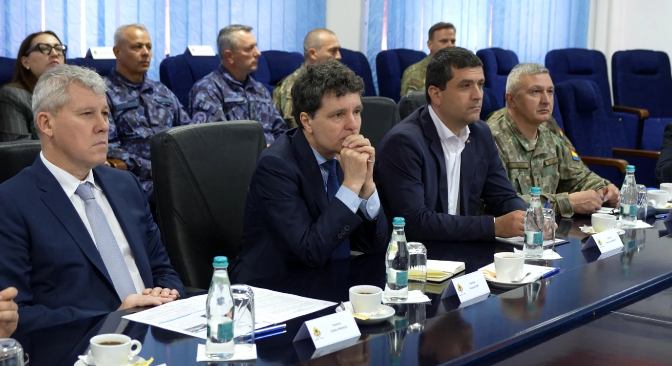 Președintele Nicușor Dan prezidează ședința de la Constanța FOTO: Captură video presidency