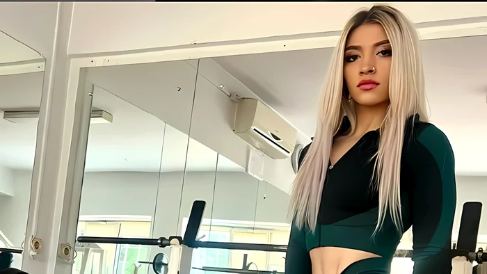 Mihaela Cambei, puternică, dar și frumoasă: e tot timpul machiată. Foto Instagram
