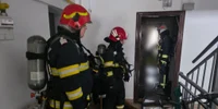incendiu bloc foto ISU giurgiu jpg
