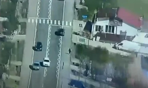 depăşire neregulamentară captură video Poliţia Română jpg