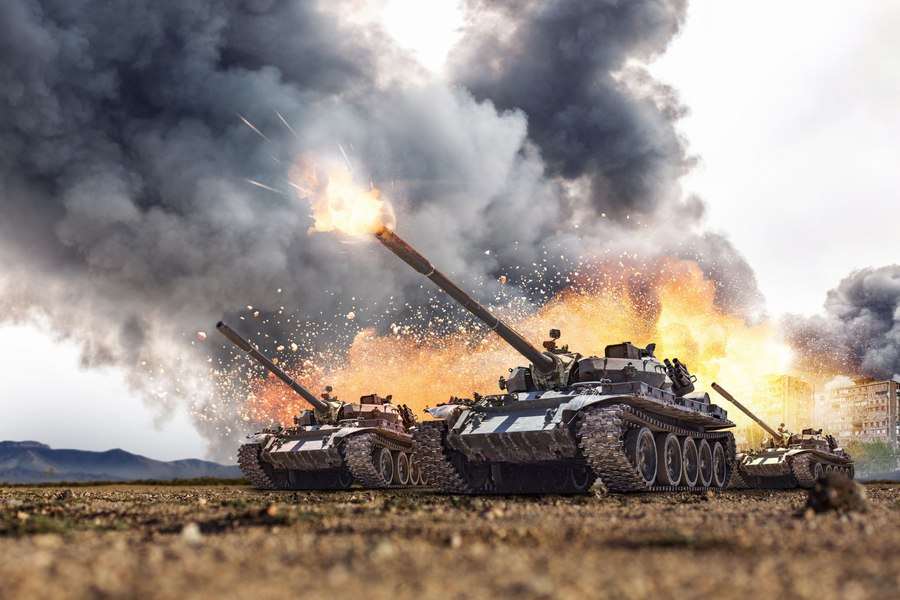 Amenințarea reală a războiului de agresiune, de lungă durată, pe scară largă în Europa