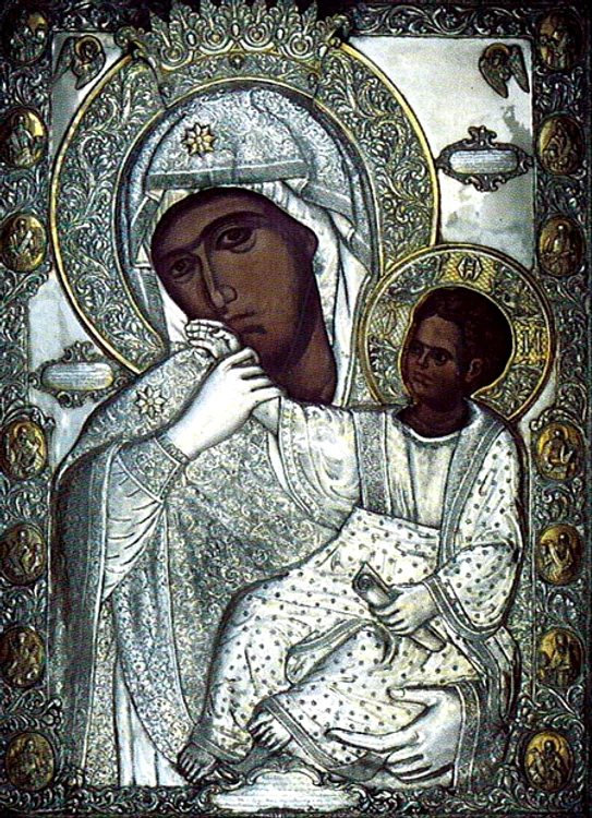 Icoana făcătoare de minuni a Maicii Domului Paramythia de la Vatopedu