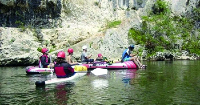 Reşiţa: Ultima tură  de rafting pe Cheile Nerei