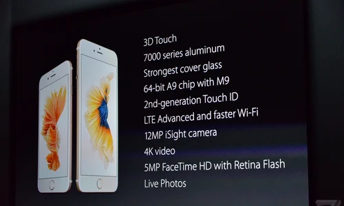 Lansare iPhone 6s și 6s Plus: Telefoanele vin cu caracteristici mai performante decât vechile modele jpeg