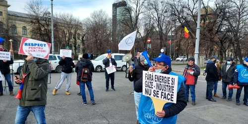 protest alro slatina in bucureşti