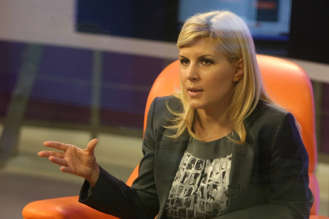 Elena Udrea, în studioul Adevărul Live FOTO Adevărul/Marian Iliescu
